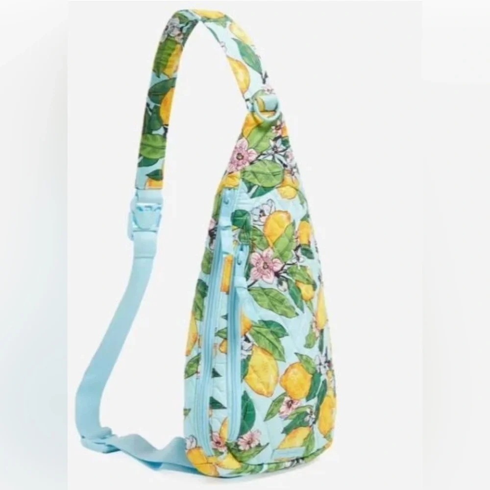 Vera Bradley Essential Slingback in Lemon Grove Sling Crossbody - Picture 12 of 12